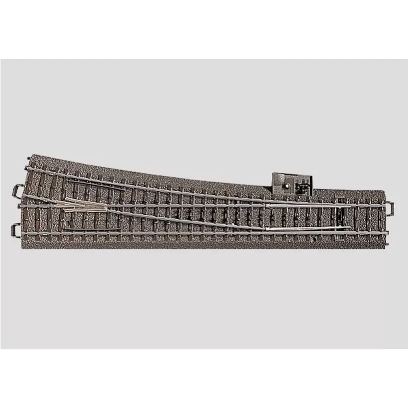 Märklin via C H0 (com leito) 24712 agulha, fina, direita 236,1 mm (24712)