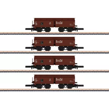 Märklin 082710 conjunto de vagões de descarga automática escala Z Deutsche Bundesbahn época IV