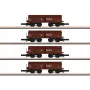 Märklin 082710 conjunto de vagões de descarga automática escala Z Deutsche Bundesbahn época IV