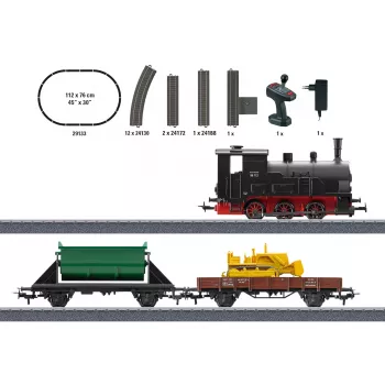 Märklin 29133 conjunto de início comboio de mercadorias H0 com funcionamento a pilhas e comando por infravermelhos