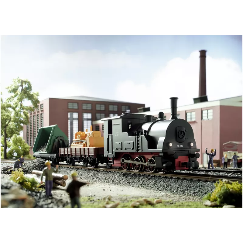 Märklin 29133 conjunto inicial de comboio de mercadorias escala HO com funcionamento a pilhas e controlo remoto por infravermelhos