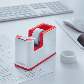 Leitz WOW Bandeja de correspondência em poliestireno vermelho/branco 53641026
