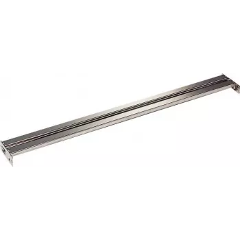 LEITZ Calha de suspensão, metal niquelado, 1000 mm, anticorrosão, superfície lisa, 10 unid. (2010-00-00)