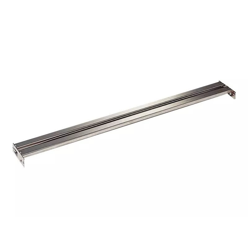 LEITZ Calha de suspensão, metal niquelado, 1000 mm, anticorrosão, superfície lisa, 10 unid. (2010-00-00)