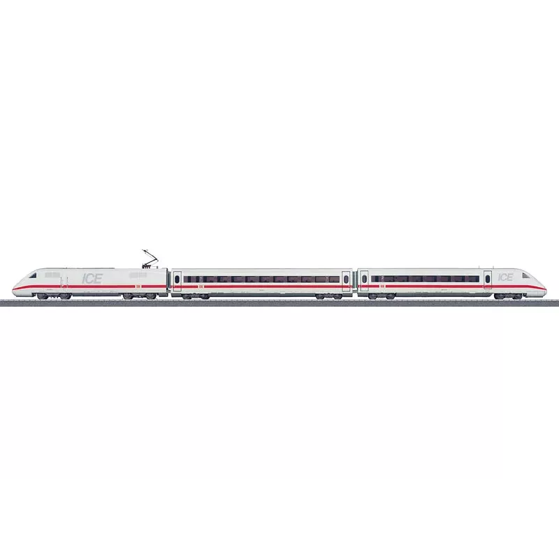 Märklin 29792 ICE 2 conjunto inicial digital H0 AC com Mobile Station 2, comboio de 5 peças, oval de via C, época VI