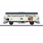 Märklin 046805 H0 AC vagão de estacas Rlmms 580 Deutsche Bundesbahn época IV vagão plano com estacas