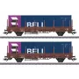 Märklin 046939 H0 vagão de mercadorias fechado Gms 30 DB época III AC