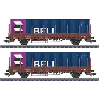 Märklin 046939 H0 vagão de mercadorias fechado Gms 30 DB época III AC