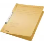 LEITZ Dossiê com mecanismo de fenda, DIN A4, cartão manila, camurça, 250 g/m², capacidade 170 folhas, mecanismo 80 mm, pack de 50 (3746-00-11)