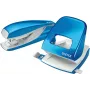 LEITZ Nexxt WOW Conjunto de agrafador e furador, azul metálico 5095-10-36