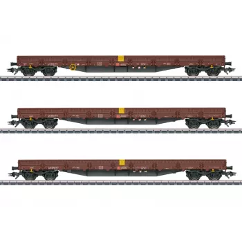 Märklin 047162 vagão de mercadorias fechado Gms 30 AC H0 época V castanho