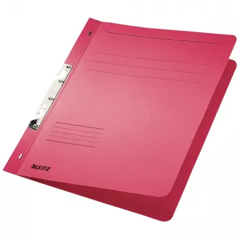 LEITZ Dossiê de fenda DIN A4 cartão manila vermelho 250 g/m² 170 folhas mecanismo 80 mm 50 unid. 3746-00-25