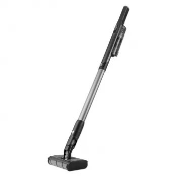 Fakir AS1480LT aspirador vertical e de mão sem fios 2 em 1, 14,8V Li-Ion, 35 min de autonomia, 0,5L sem saco, escova turbo LED, preto/titânio 2990003