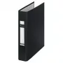 Dossier de anéis LEITZ Standard A5, 2 anéis D, preto, lombada 37 mm 4213-00-95