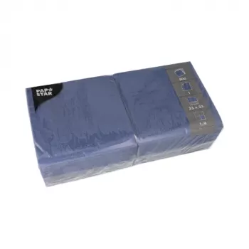 Guardanapos de papel PAPSTAR azul-escuro 1 folha 33 x 33,3 cm 500 unidades (82903)