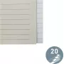 Separador de papel LEITZ em branco 20 abas A4 branco com furação universal 12203085
