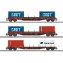 Märklin 47119 H0 conjunto de 3 vagões porta-contentores da SNCB