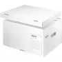 Leitz 61040000 caixa de arquivo Infinity, branco, pack de 10, A4/Folio, empilhável, cartão reciclado