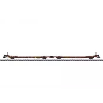 Märklin 47430 H0 par de vagões planos Laads 800B da Transwaggon GmbH