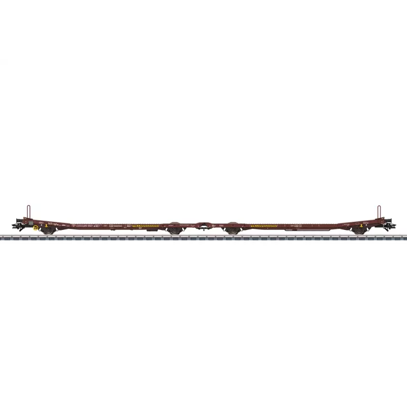 Märklin 47430 H0 par de vagões planos Laads 800B da Transwaggon GmbH