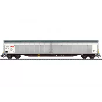 Märklin 48057 Vagão de paredes deslizantes de grande capacidade DSB Habbins época V AC H0