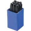 Conjunto de 9 carimbos de números Brüder Mannesmann 10 mm (245-10)