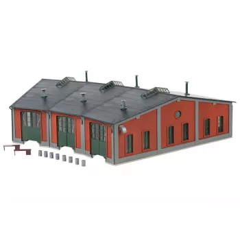 Märklin 72887 Kit de construção de remise de locomotivas, escala H0