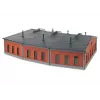 Märklin 72887 Kit de construção de remise de locomotivas, escala H0