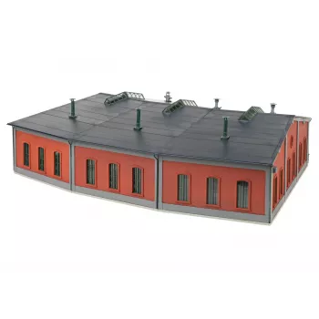 Märklin 72887 Kit de construção de remise de locomotivas, escala H0
