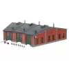 Märklin 72887 Kit de construção de remise de locomotivas, escala H0