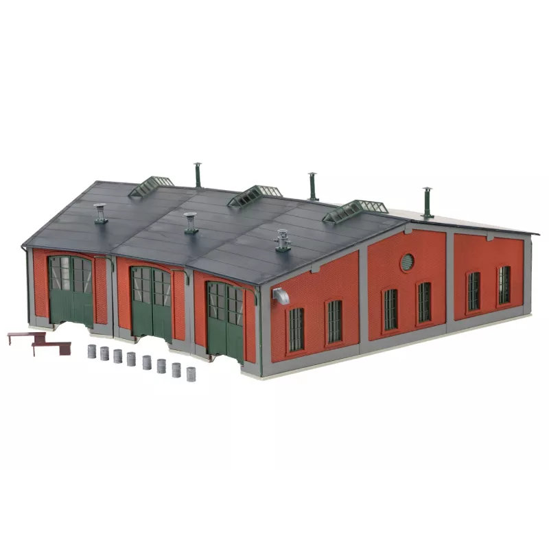 Märklin 72887 Kit de construção de remise de locomotivas, escala H0