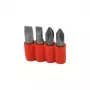 Brüder Mannesmann M179 Chave de impacto manual de 1/2 polegada com 4 bits em maleta metálica, vermelha