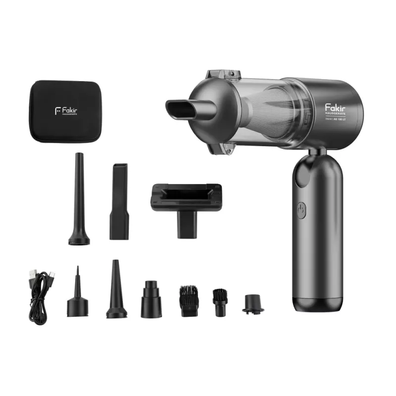 Aspirador de mão sem fios multifuncional Fakir AS 150 LT antracite/preto 120W 11,1V 3 níveis 2994003