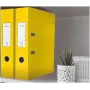 Dossier Leitz 180° WOW A4 amarelo 80 mm lombada 600 folhas cartão 10050016