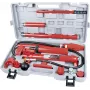 BRÜDER MANNESMANN conjunto hidráulico de reparação de carroçaria 10 t, 16 peças (094-T-10)