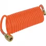 BRÜDER MANNESMANN mangueira espiral de ar comprimido 4,5 m, Rilsan, conector macho, proteção anti-dobra (M 1546)