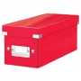 Leitz Click & Store WOW caixa de armazenamento de CD/DVD 160 discos vermelho cartão (60410026)