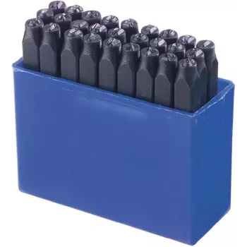 Brüder Mannesmann conjunto de 27 carimbos de letras 3 mm (243-B-3MM)
