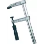 Brüder Mannesmann sargento industrial DIN 5117, abertura 600 mm, alcance 120 mm, estrutura em ferro fundido maleável, azul 90423