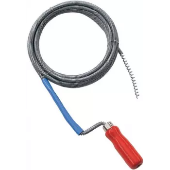BRÜDER MANNESMANN espiral de limpeza de tubos standard 16 mm x 2,3 m com acoplamento de porca em T (49905)