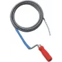 BRÜDER MANNESMANN espiral de limpeza de tubos standard 16 mm x 2,3 m com acoplamento de porca em T (49905)