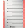 LEITZ Separadores de cartão A4, vermelho, 25 folhas (16523025)