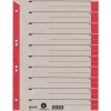 LEITZ Separadores de cartão A4, vermelho, 25 folhas (16523025)