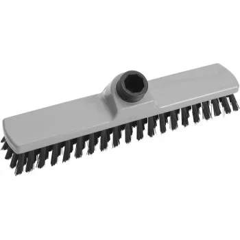 Haug Bürsten in-up Cabeça de escova de esfregar, plástico cinzento, 280 mm, cerdas de PP de dureza média (98140RC)