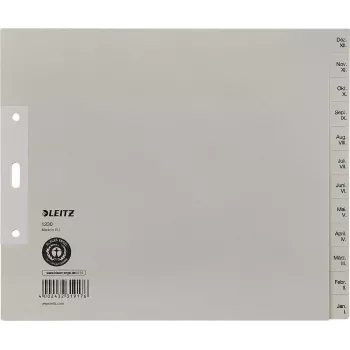 LEITZ Separador de papel dezembro-janeiro A4 13 separadores de cartão 12303085