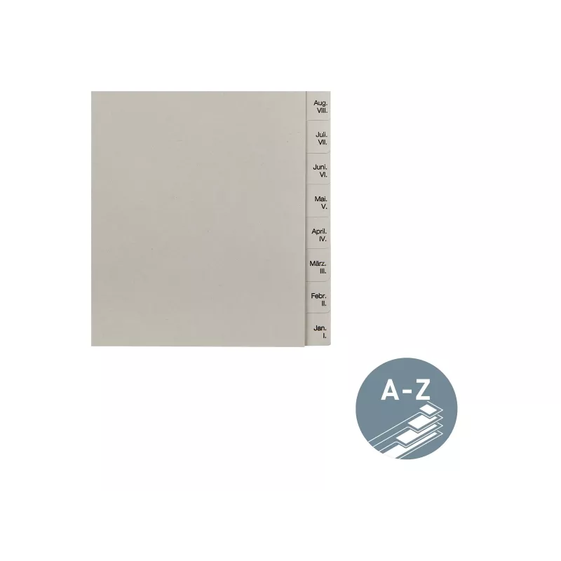 LEITZ Separador de papel dezembro-janeiro A4 13 separadores de cartão 12303085