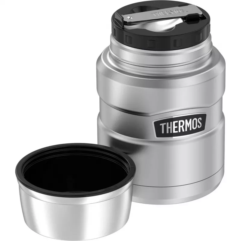 THERMOS SK Food Jar Recipiente isotérmico para alimentos preto/prateado 470 ml 4001233047
