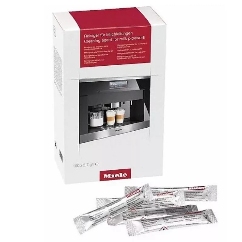 Miele Pastilhas de limpeza do sistema de leite, 100 unidades