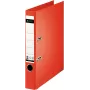 LEITZ Dossier de alavanca 180° A4 50 mm vermelho claro cartão 1008-00-20