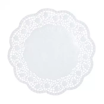 PAPSTAR Bases redondas de papel para bolos, 30 cm, branco, 100 unid. (12263)